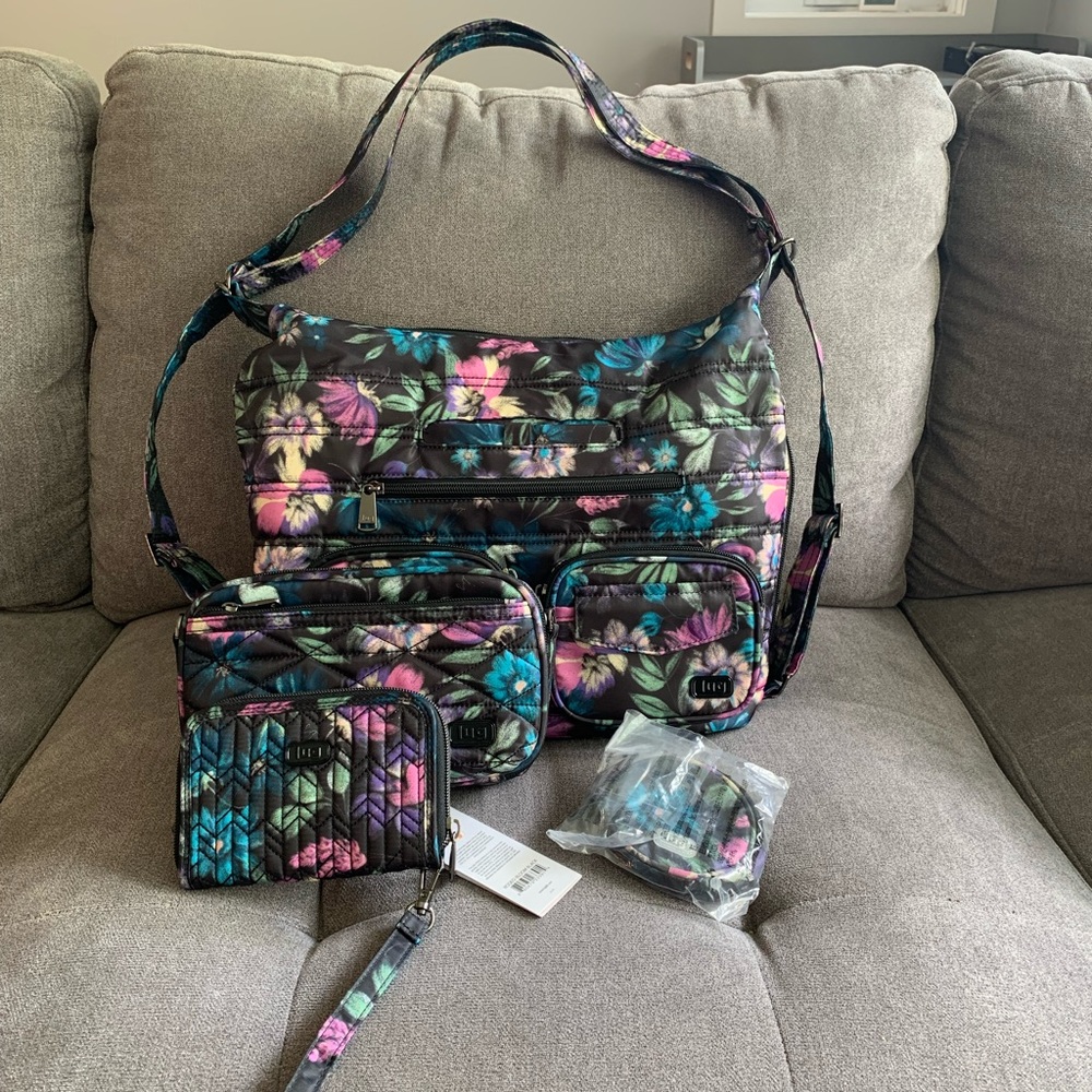 NEW, NEVER USED! Lug Bloom Black Bundle